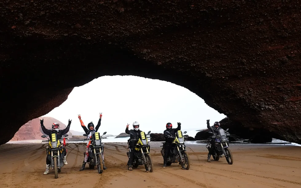 Marruecos en moto de alquiler: Atlántico y Anti-Atlas Off
