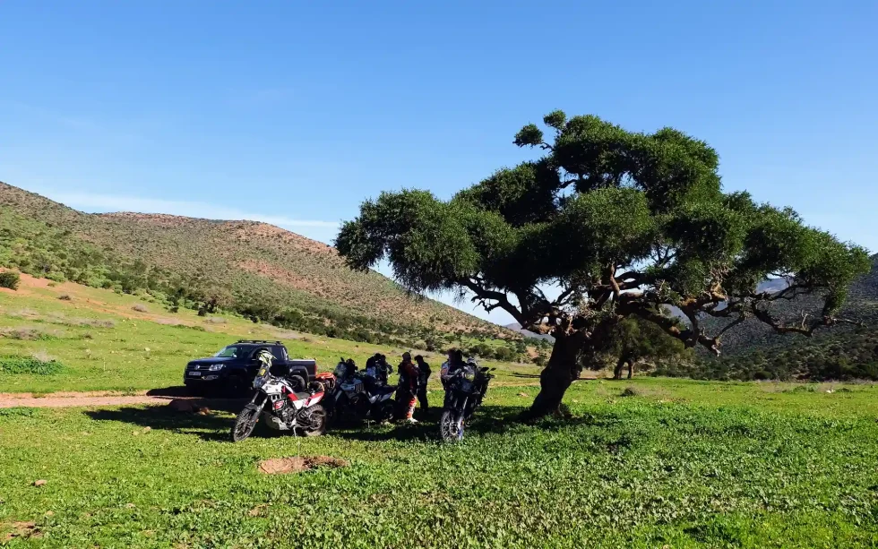 Marruecos en moto de alquiler: Atlántico y Anti-Atlas Off