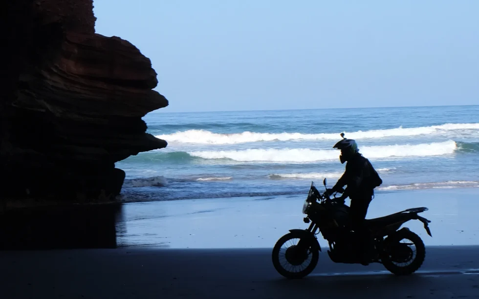 Marruecos en moto de alquiler: Atlántico y Anti-Atlas Off
