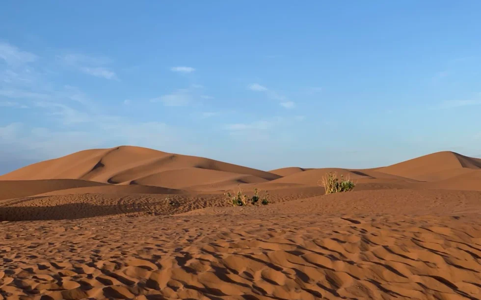 Marruecos en moto de alquiler: Montañas del Atlas y desierto de Sahara.
